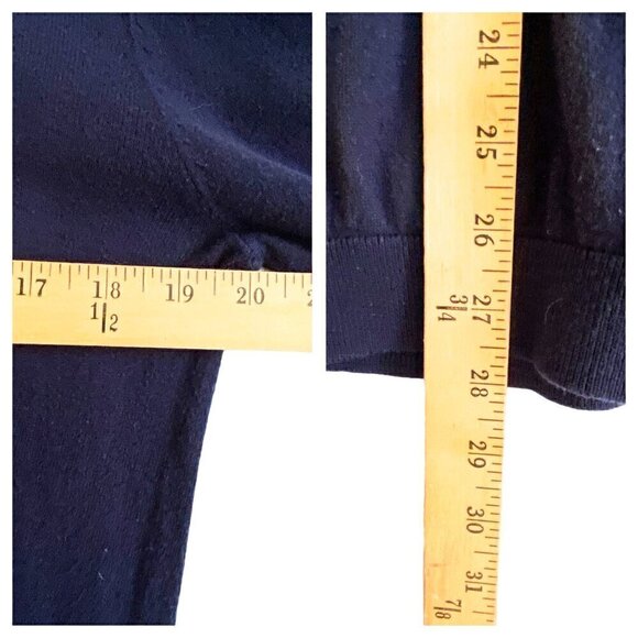 ASOS blue cotton sweater with tie neck, size M - Picture 5 of 5